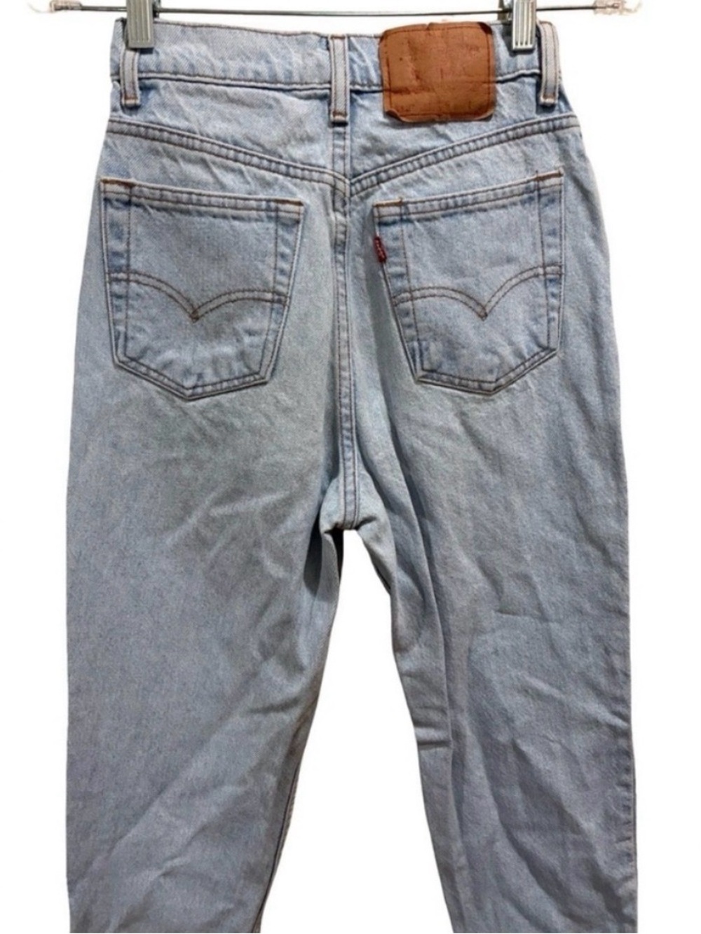 Vintage 90s Levi's 512 Jeans Made in USA - Slim Fit Tapered Leg - Size 7S - 1995 - Picture 4 of 8